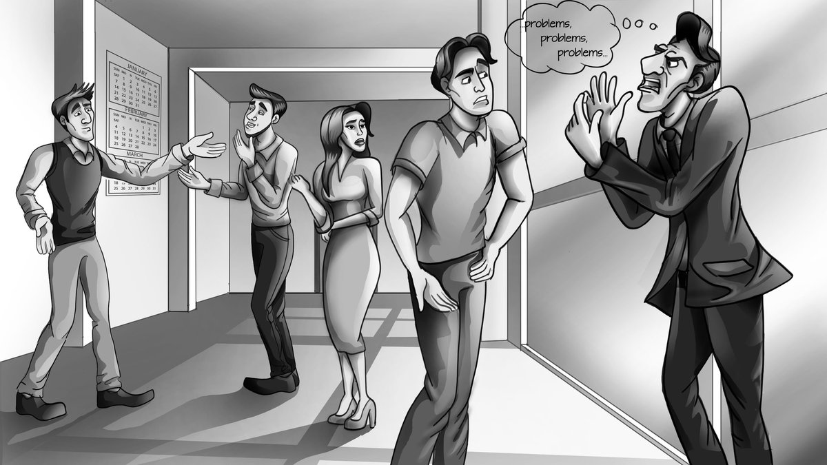 ilustracja do projekt Short Story About Work