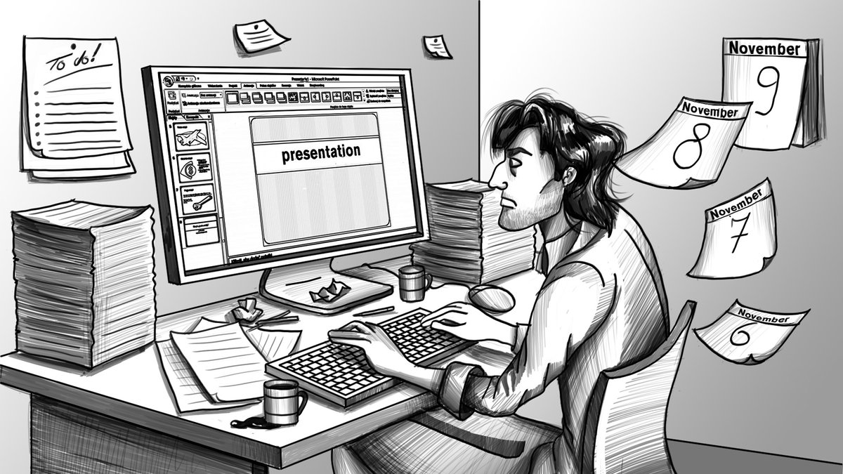 ilustracja do projekt Short Story About Work